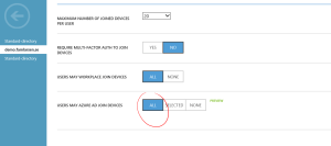 join azure AD Portal