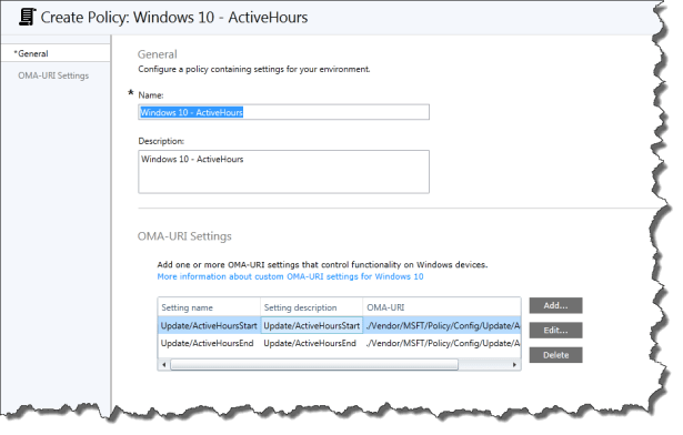 Windows 10 - ActiveHours
