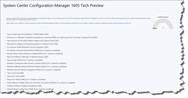 SCCM TP5 - Upgrade complete