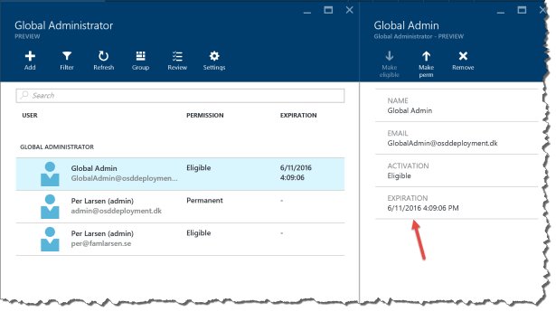 Inside my Management view 1