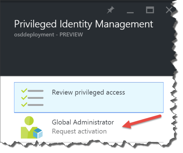 Request GlobalAdmin 1