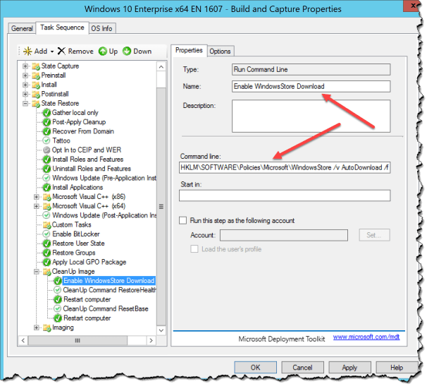 Build and Capture failing - 02