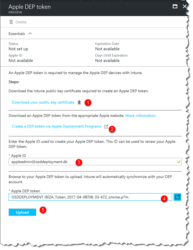 How to setup Apple DEP in Intune - 03