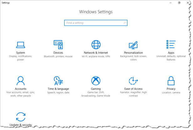 Intune Configure Windows Settings - Before policy