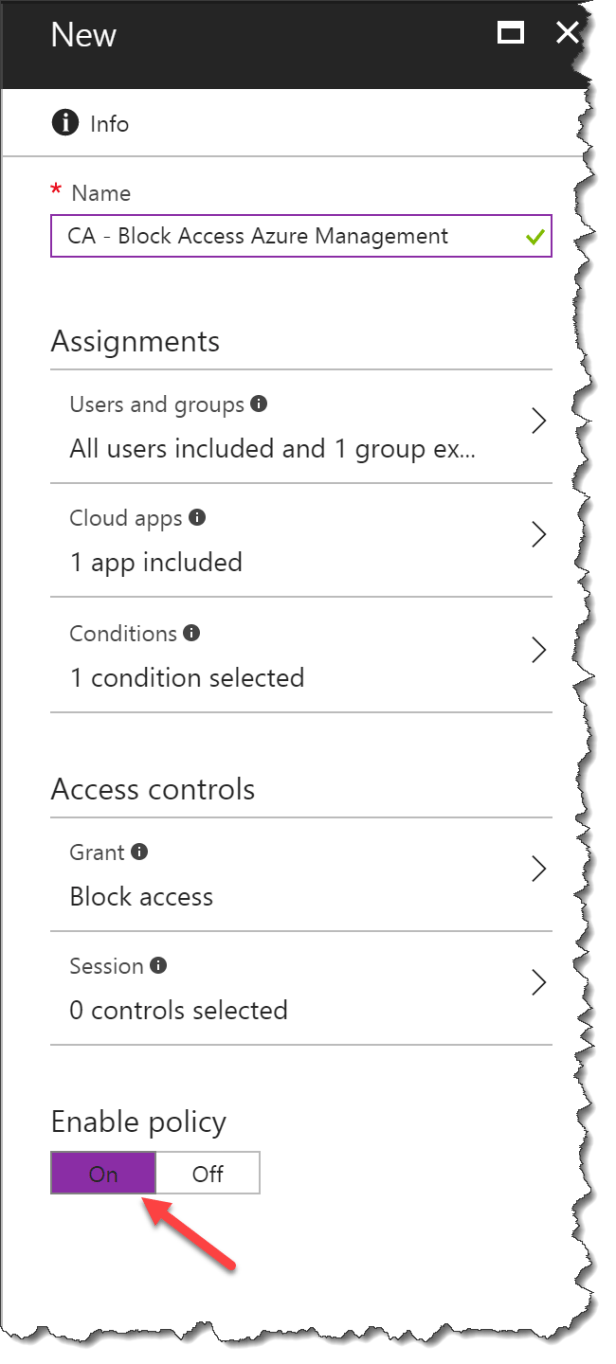Azure AD - CA Portal - 12