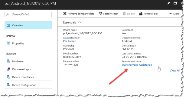 TeamViewer in Intune - Admin view 03