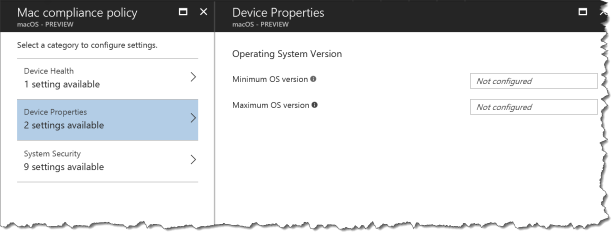 CA - MacOSx - Device Properties