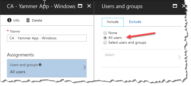 CA - Yammer Desktop APP - Configure - 02
