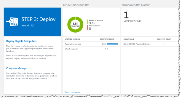 Upgrade Readiness Demo -03