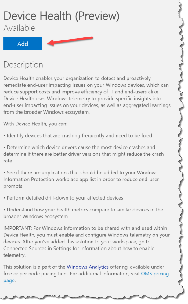 Windows Analytics - Device Health - 02