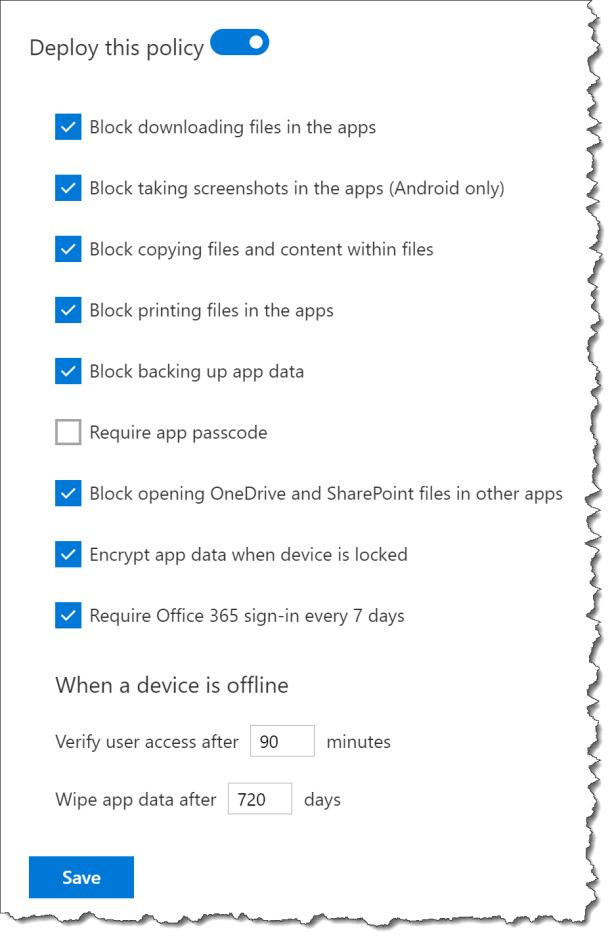 OneDrive Admin - MAM - 03
