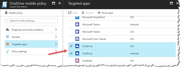 OneDrive Admin - MAM - 05