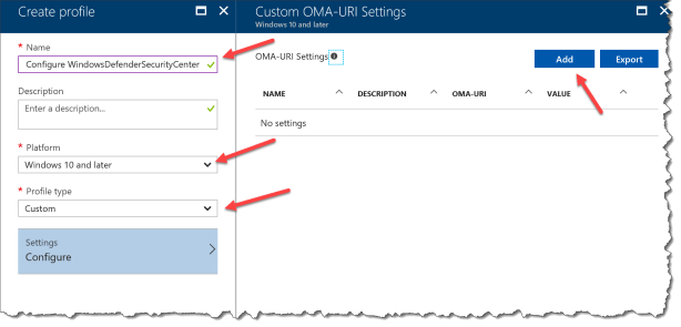 Windows 10 - Configure WindowsDefenderSecurityCenter - 02