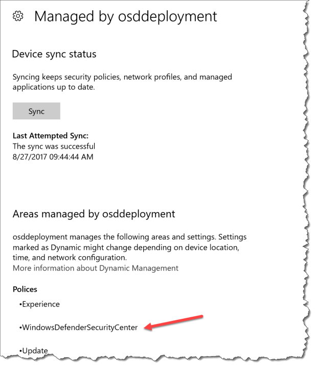 Windows 10 - Configure WindowsDefenderSecurityCenter - 11a