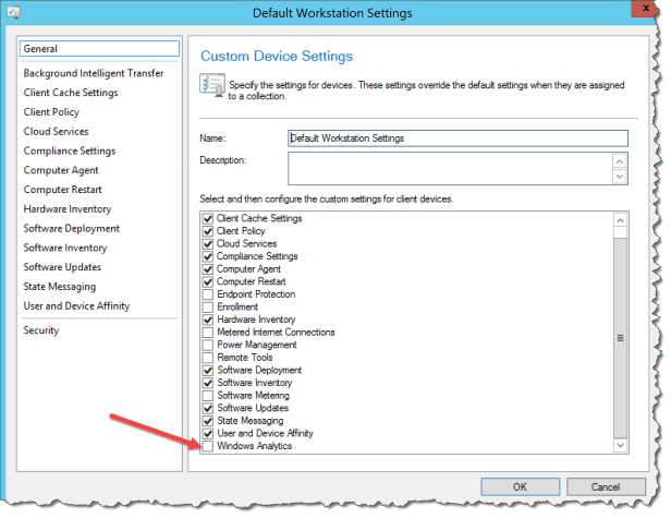 Windows Analytics - SCCM 1706 - 01