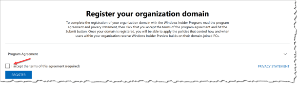 WUfB - Windows Insider - SIgnup - 03