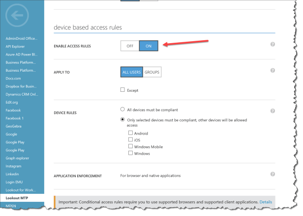 Conditional Access - Classic Policies Preview - 04