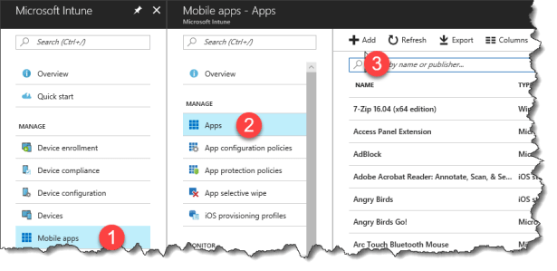 Edge on Android with Intune - 01