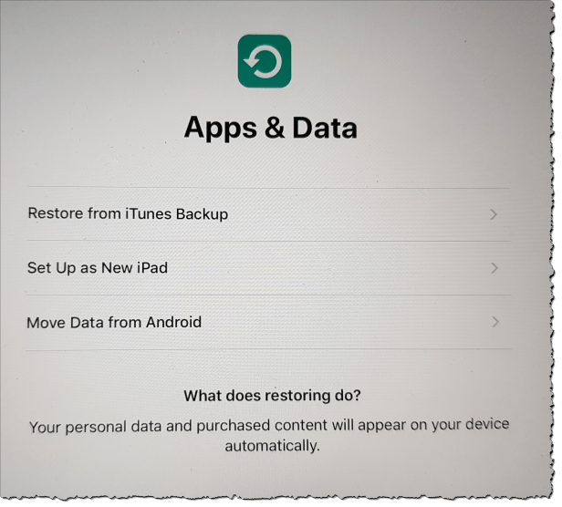 Restore from iCloud Backup IOS11 - 03