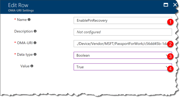 Intune - Reset Pin - 01