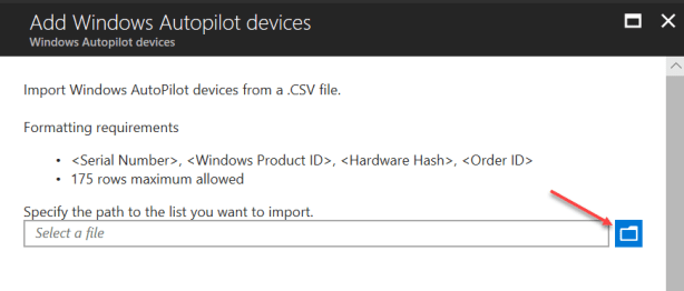 Import AutoPilot in Intune - 03