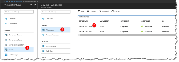 Intune - Windows Defender responce 01