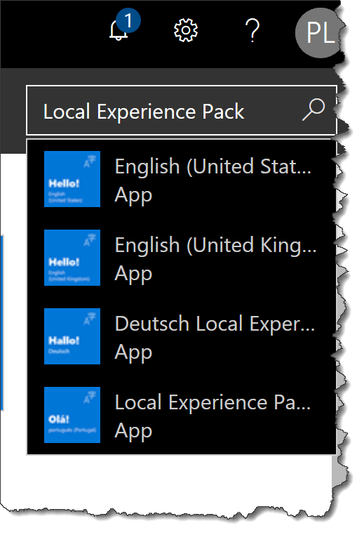 Deploy Lang Pack from Microsoft Store - 01