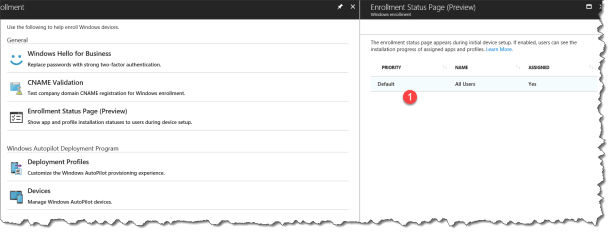 Intune Enrollment Status Page (Preview) - 02