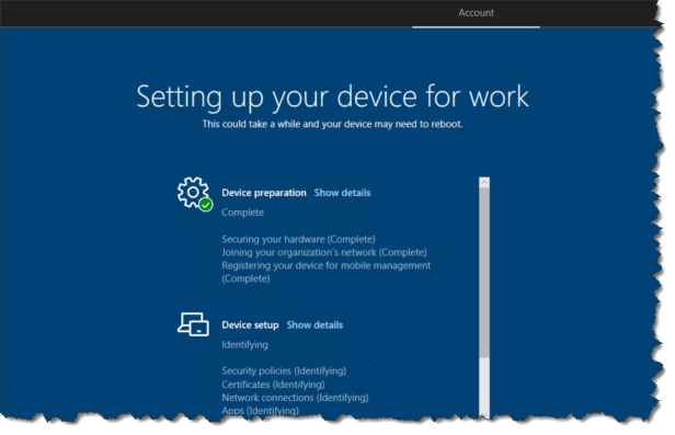 Windows - Enrollment Status Page (Preview) - 02
