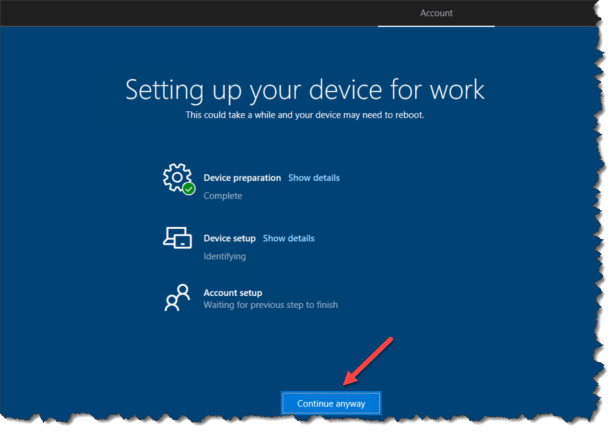 Windows - Enrollment Status Page (Preview) - 10