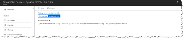AutoPilot Profile Assignment Groups - 02
