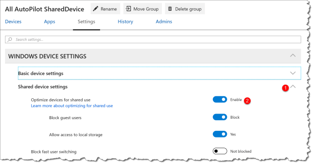 Shared Device with Intune for Education - 04