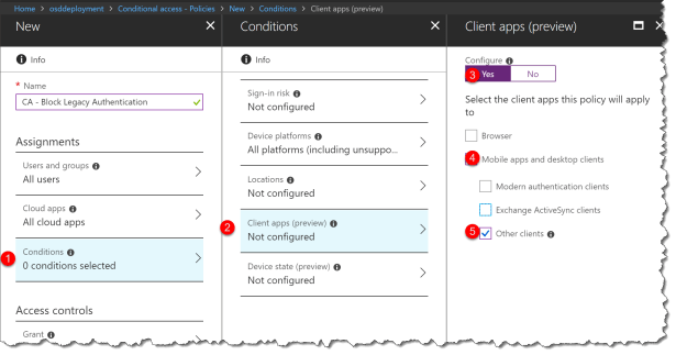 Disable legacy authentication - 04