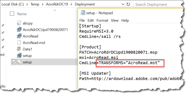 Intune Deployment - Adobe Reader - Win32 - 10