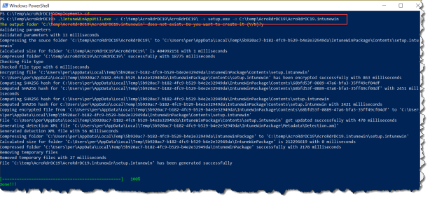 Intune Deployment - Adobe Reader - Win32 - 101