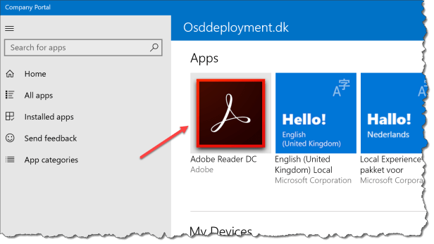 Intune Win32 app deployment - Adobe Reader - 01