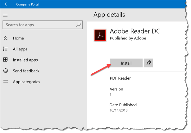Intune Win32 app deployment - Adobe Reader - 02