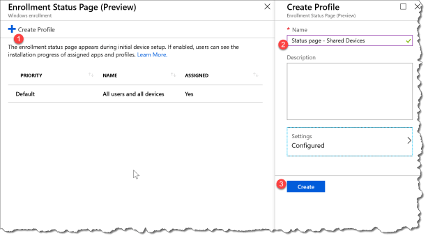 Status page - specific devices - 01