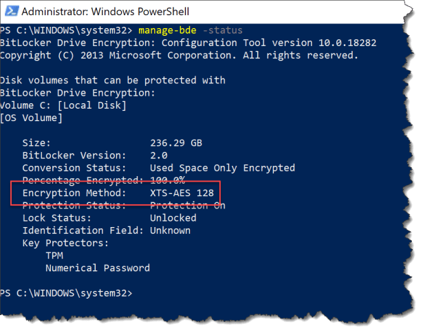 Autopilot - bitlocker - 128