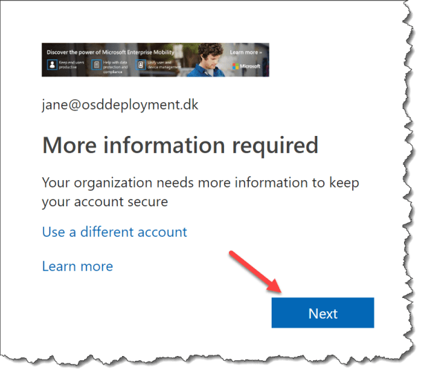 AzureAD - MFA Token UX 01