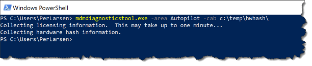 Autopilot Hardware hash - 20