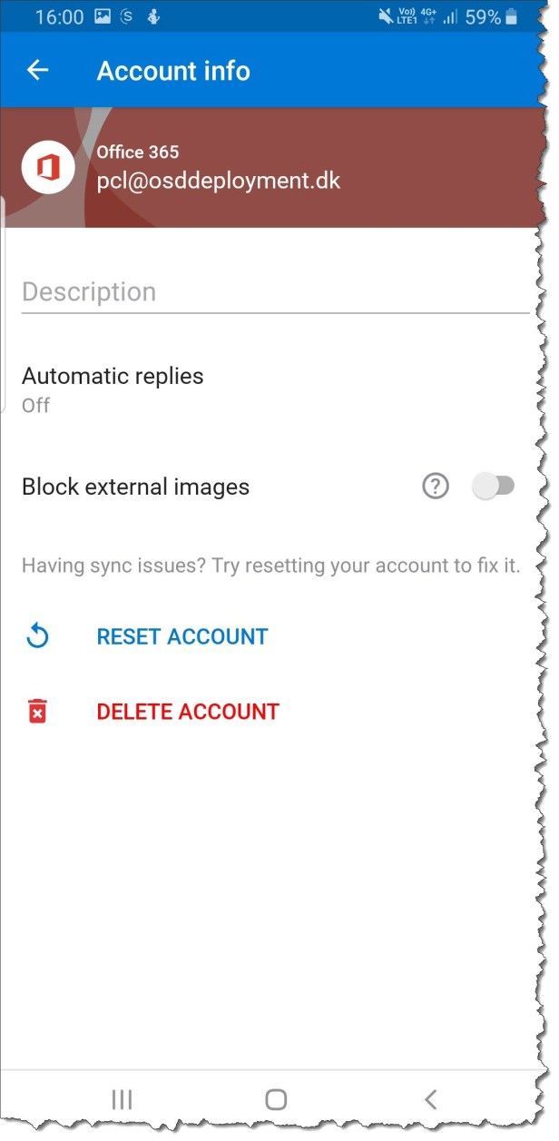 Intune MAM and Outlook settings - 05