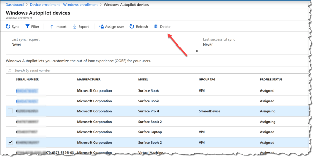 Delete Autopilot device - 01