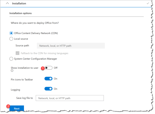 Deploy O365 - Office Customization Tool - 03