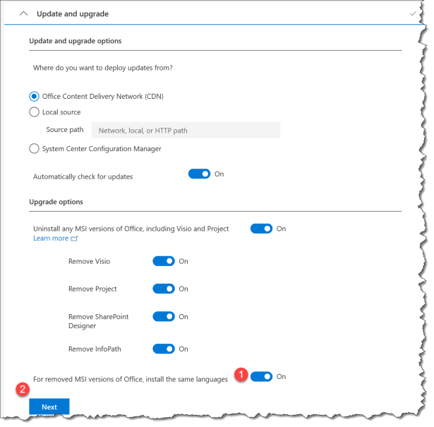 Deploy O365 - Office Customization Tool - 04