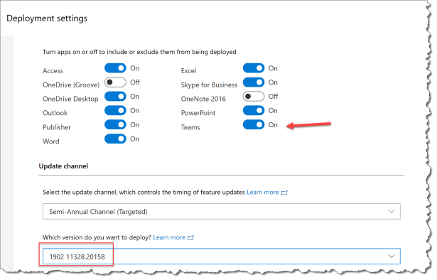Deploy O365 ProPlus With Teams from Intune - 02