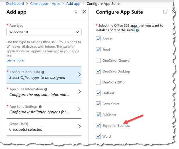 Deploy O365 ProPlus With Teams from Intune - 10
