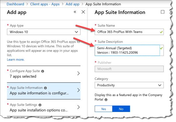 Deploy O365 ProPlus With Teams from Intune - 21