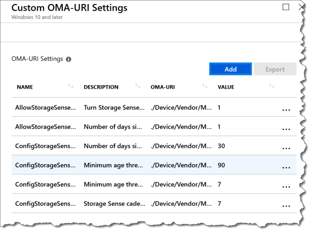 Storage Sense - Intune CSP - 08