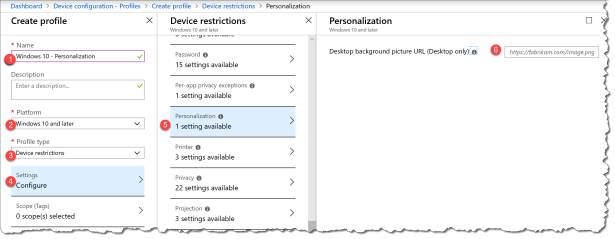 provisioning-csp-personalization intune - 02